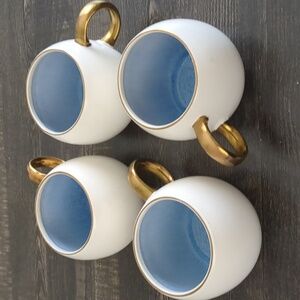 Stone + Lain Blue Josephine Mugs Set Of 4